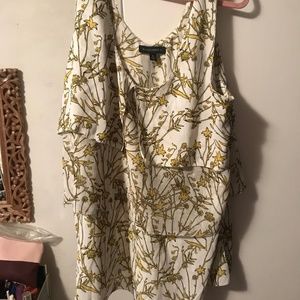Banana Republic Layered Floral Blouse